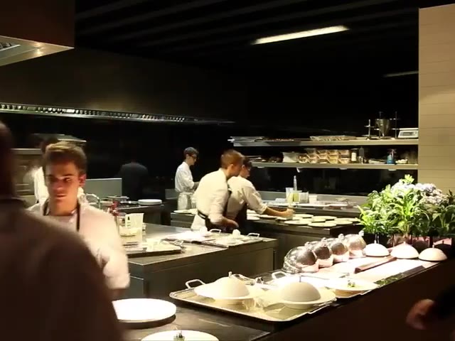 Rodaje en restaurante