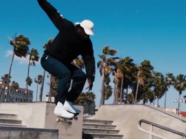 Rodaje urbano con skater